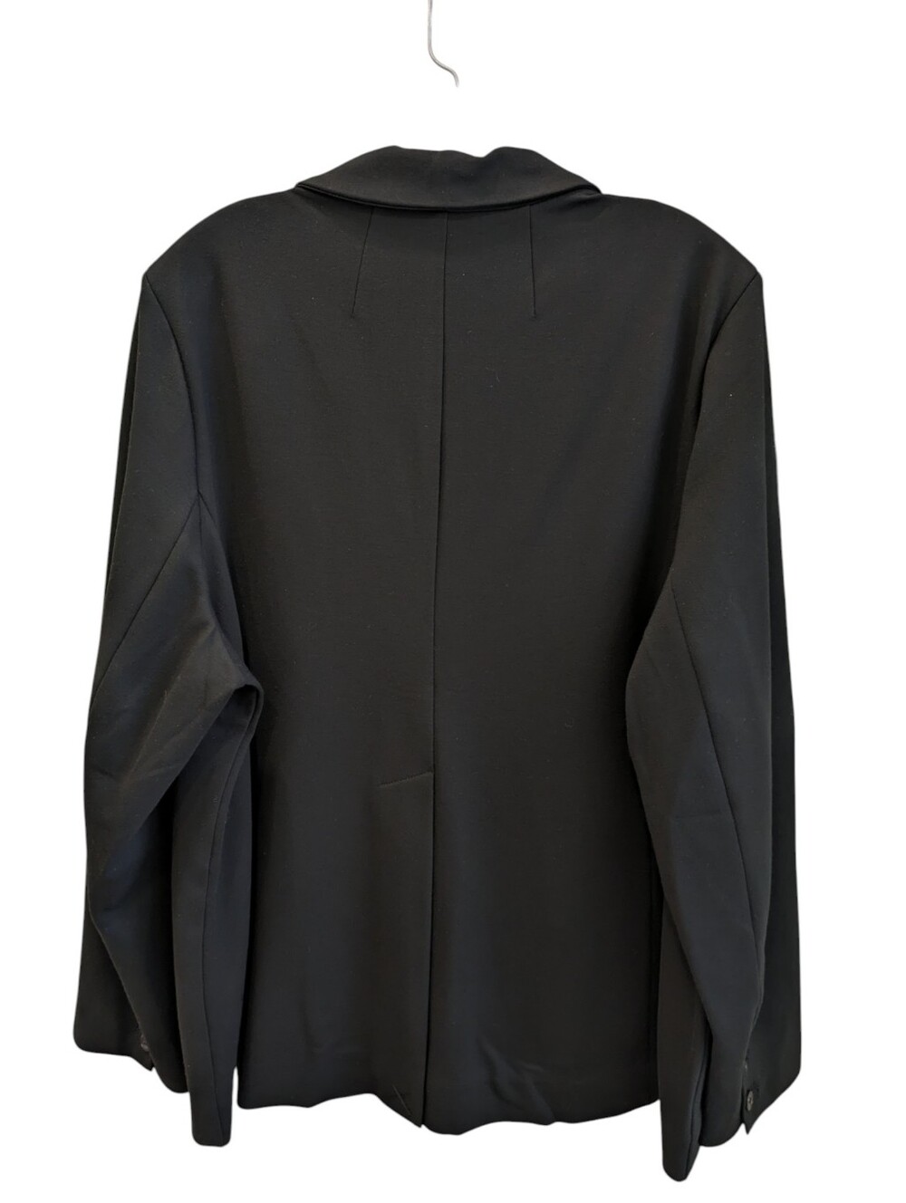 NEW Universal Standard Ponte Knit Blazer Medium 18 20 Black Two Button Career - Picture 9 of 9